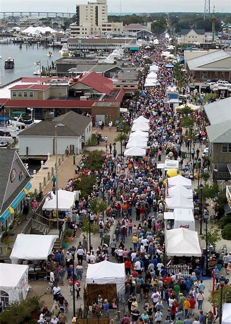 North Carolina Seafood Festival the first weekend in October. Oct 2023. We always try to find a seafood festival to attend it we can for vacation. We found this one in Morehead City and planned our trip around it. They have a couple of other festivals around the state, just check their web site. This was focused on local fish and other food ... 